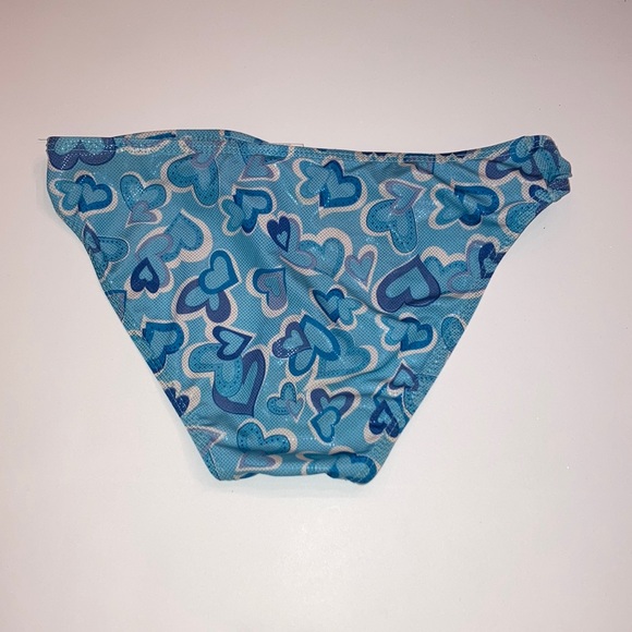 Size large  kids Blue heart swim bottoms - Picture 2 of 3